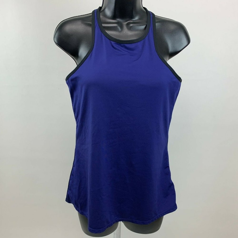 Fabletics Tank Top High Neck Racerback Built n Bra
